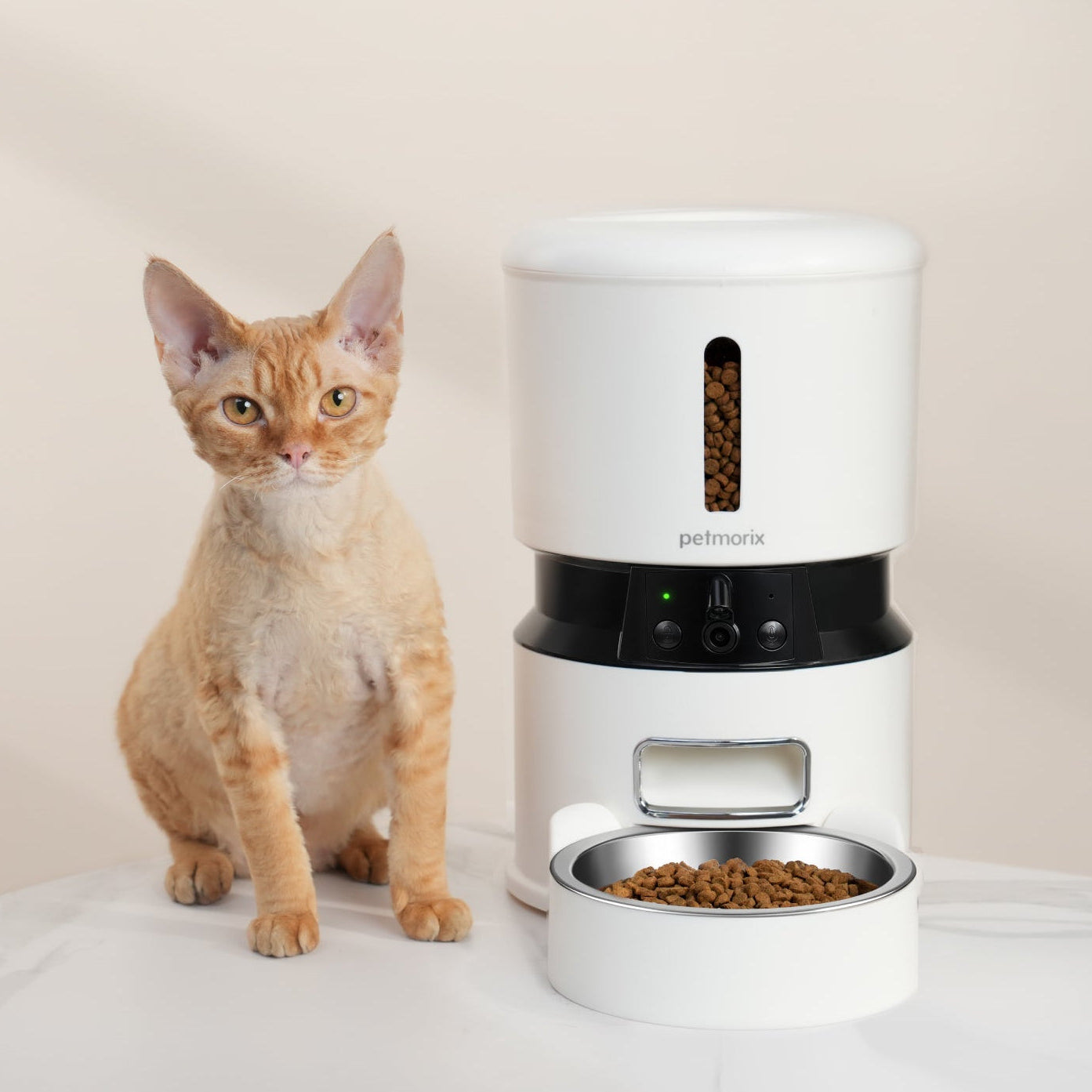 petmprix pet feeder automatic with camera
