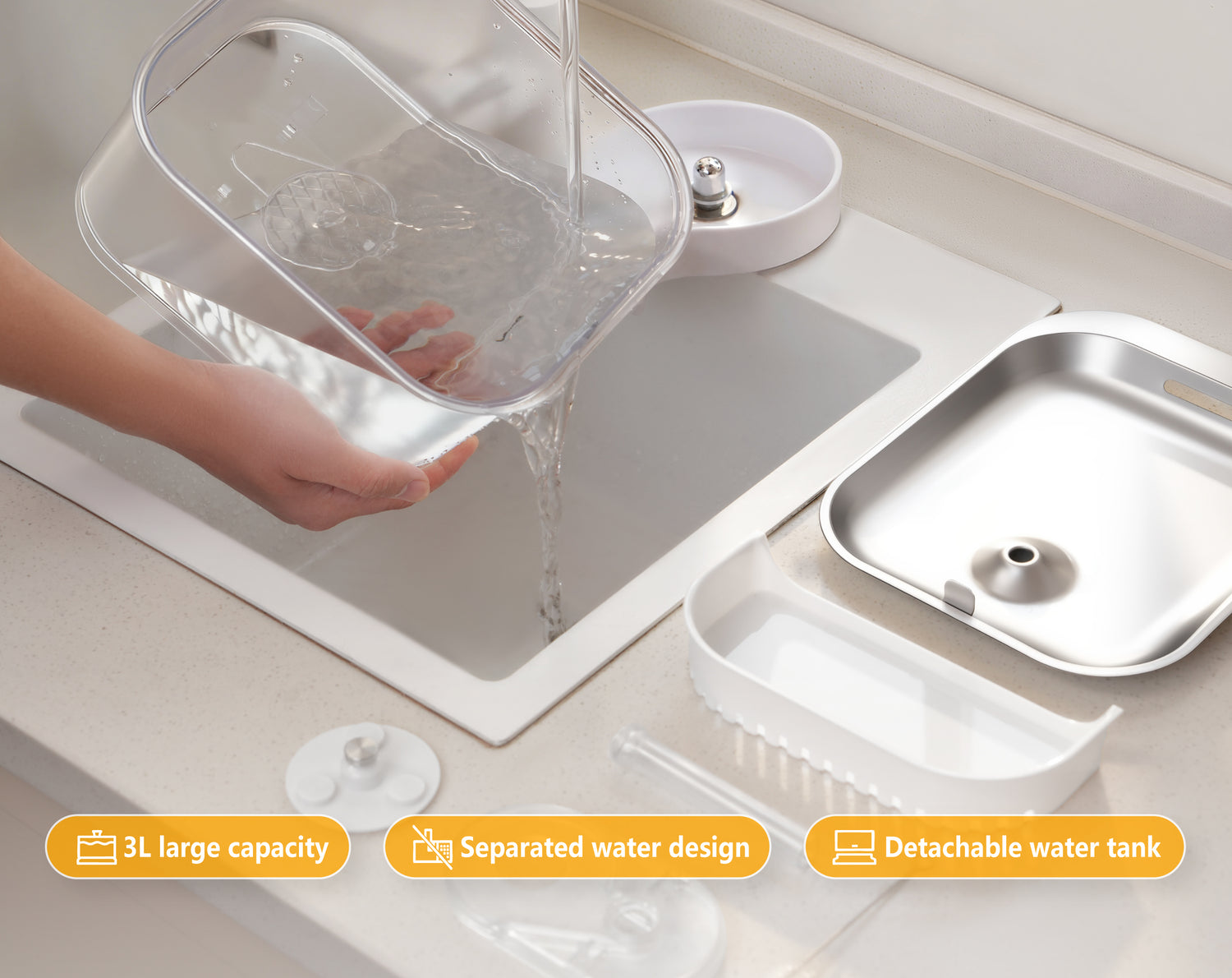 petmorix automatic pet water fountain