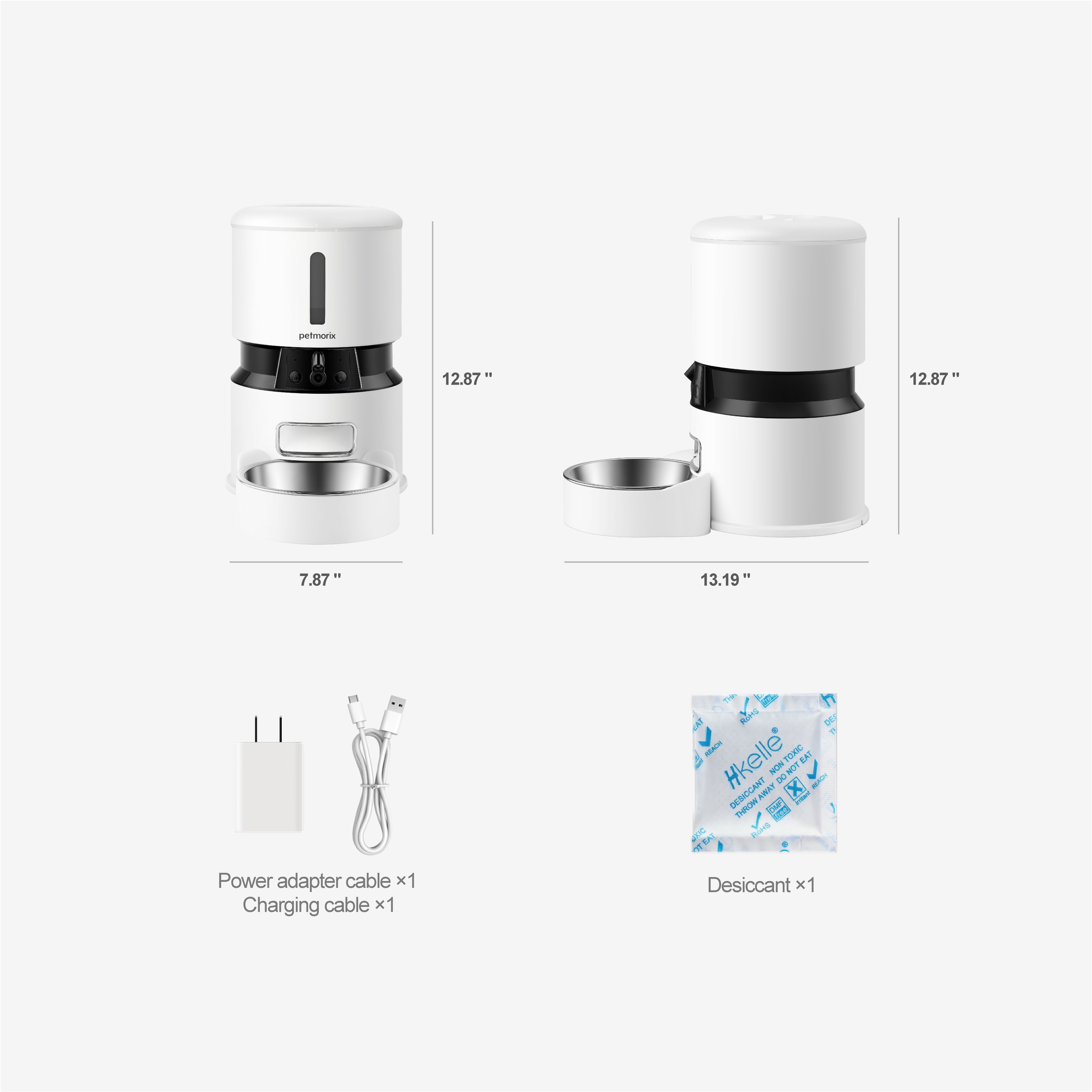petmorix pet feeder automatic with camera
