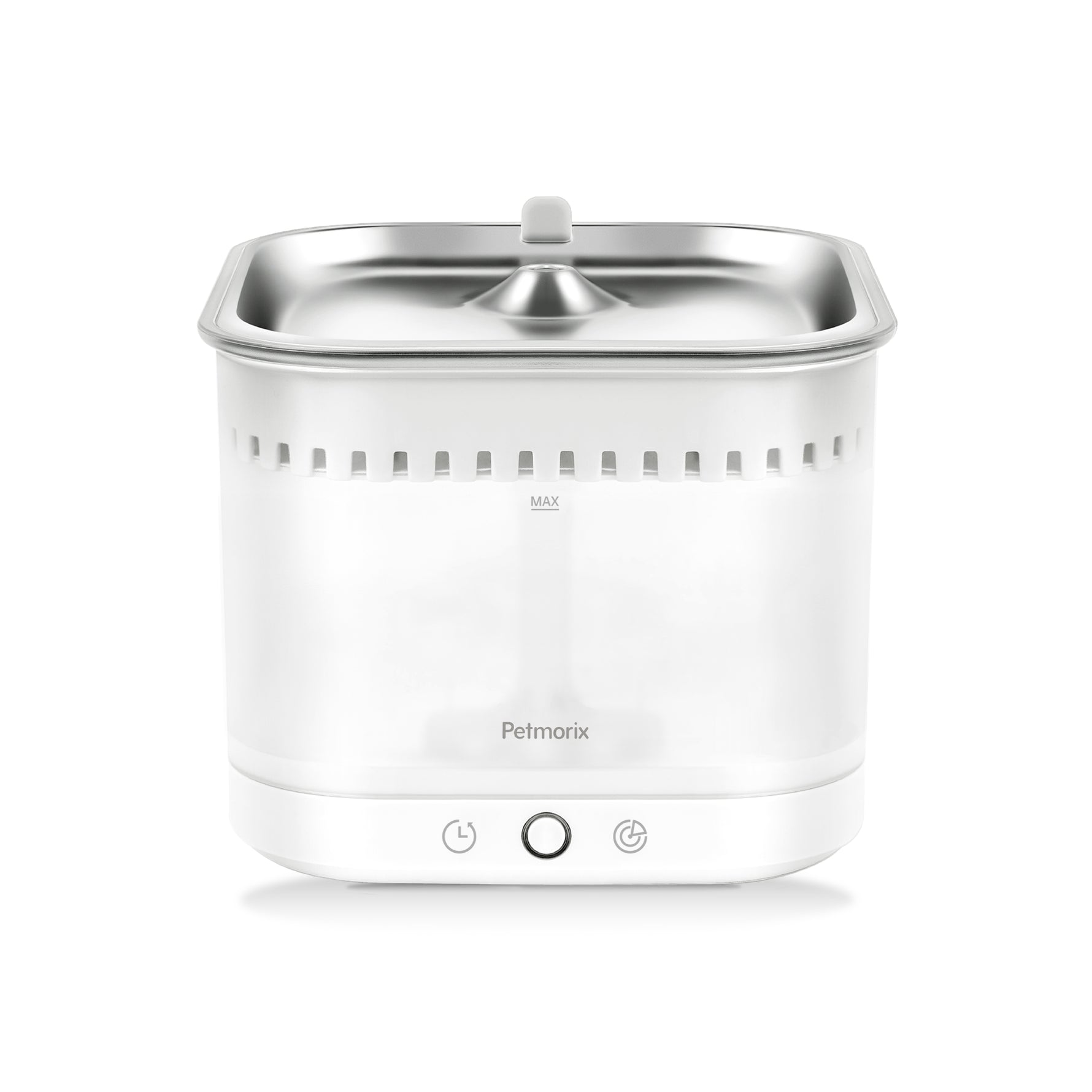 petmorix clear deep pet water fountain where you can see the water level