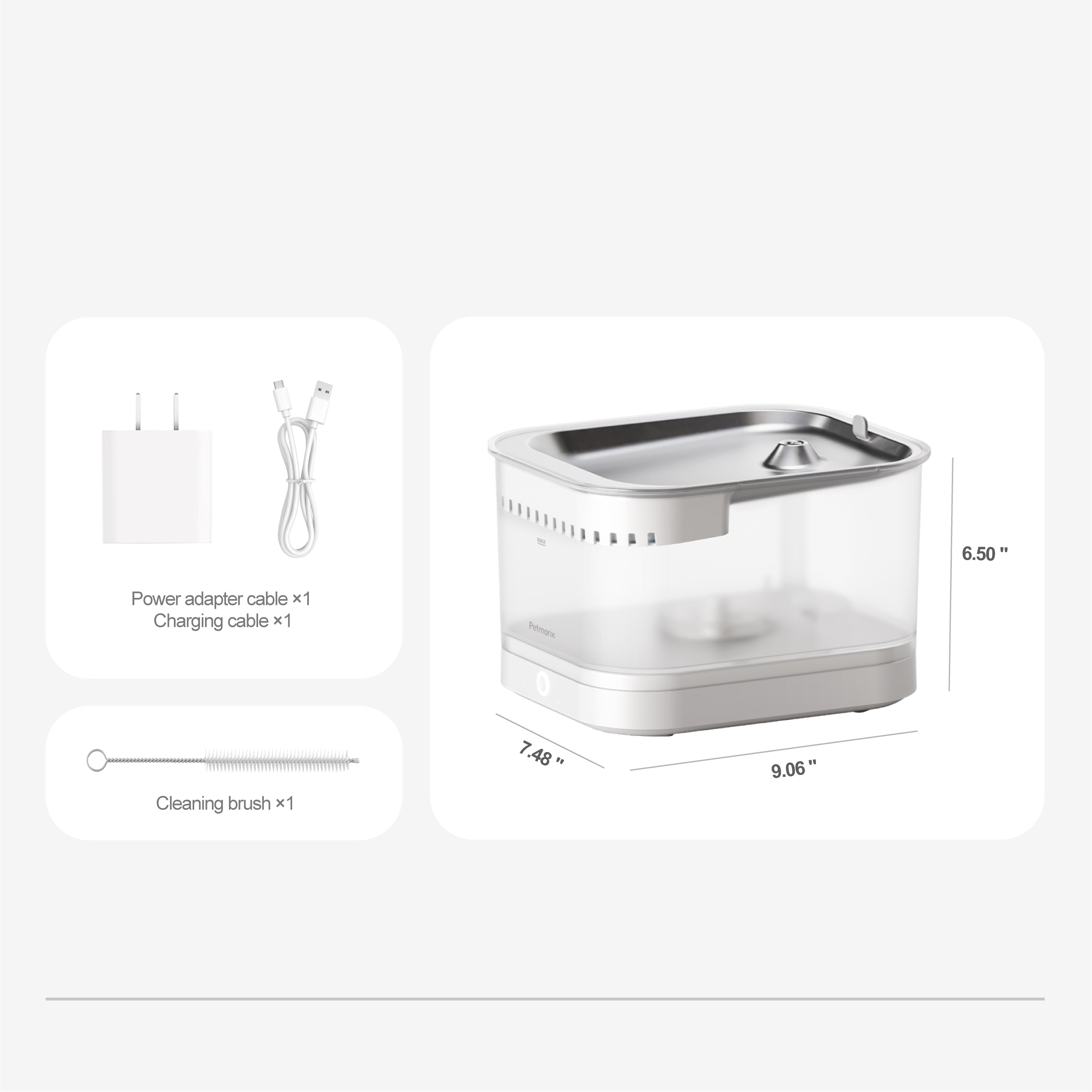 petmorix pet water fountain setup